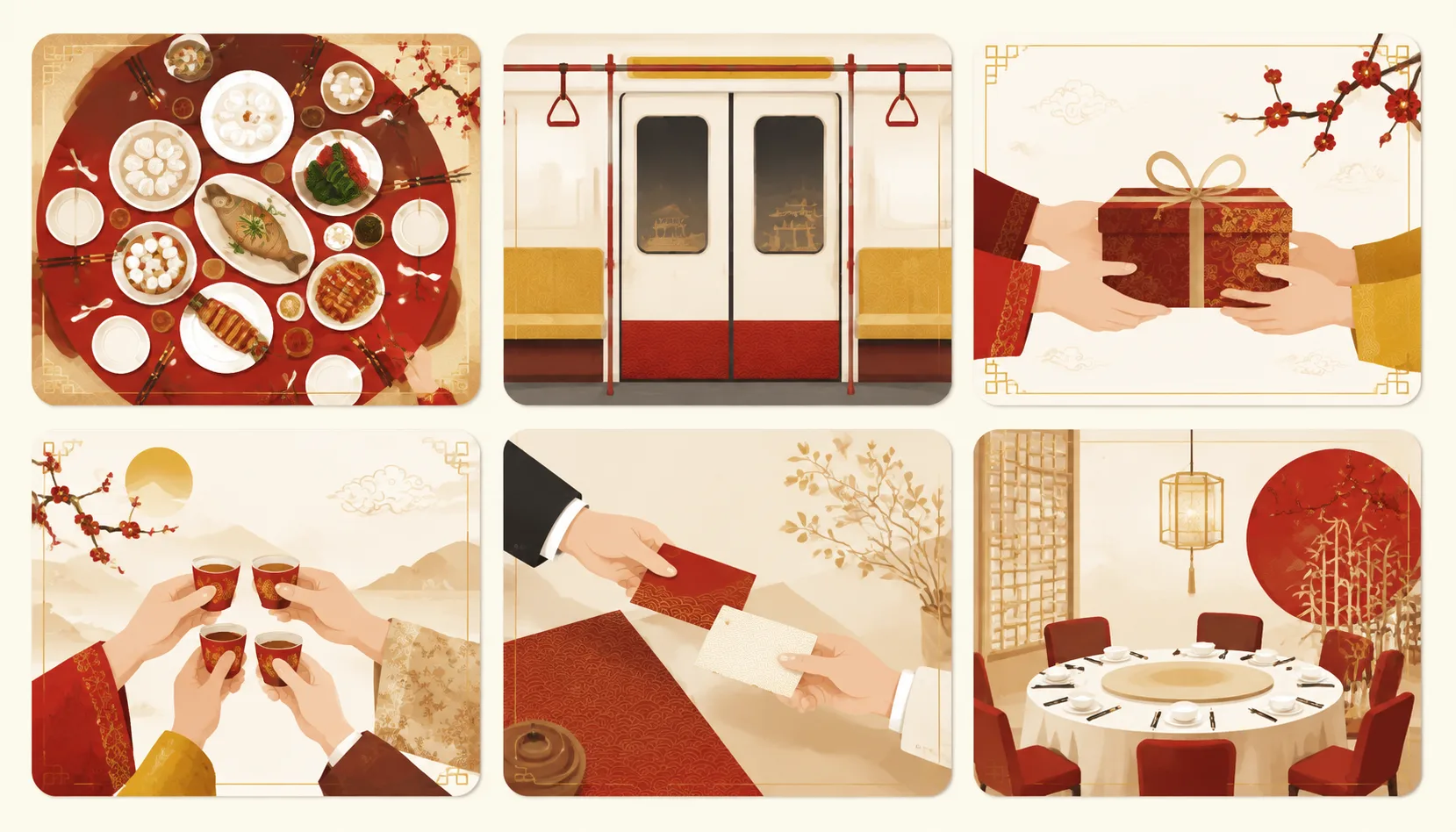 China Social Situations Quick Guide: 6 Scenario Cheat Sheets