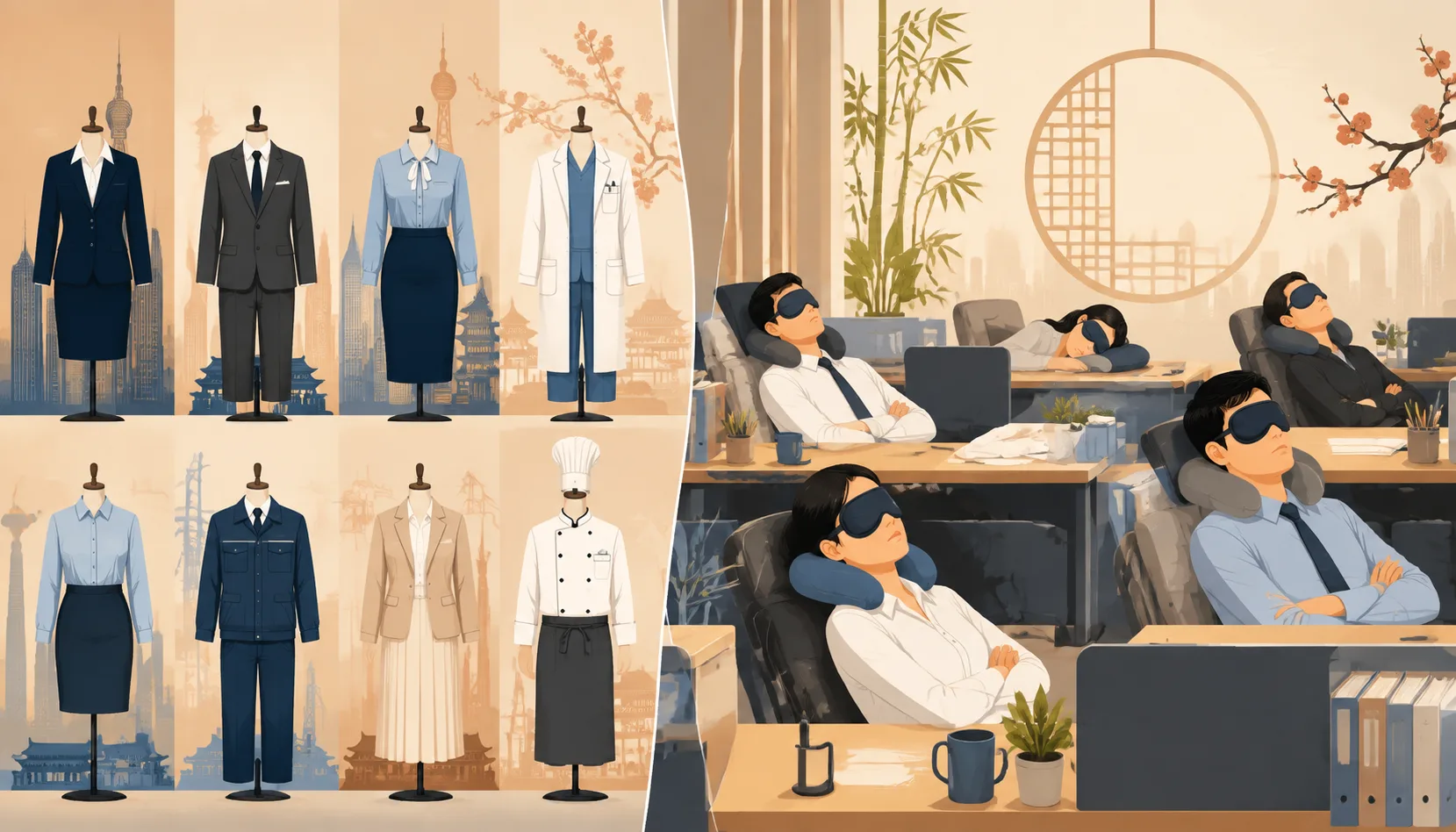 Chinese Office Etiquette: Dress Codes, Nap Culture, and Team Building