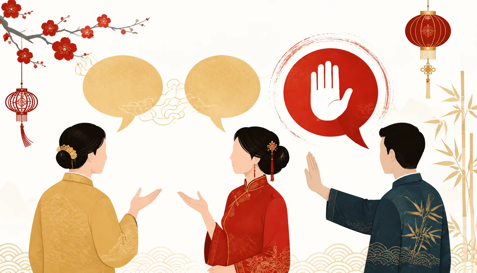 Never Interrupt When Two People Are Mid-Conversation