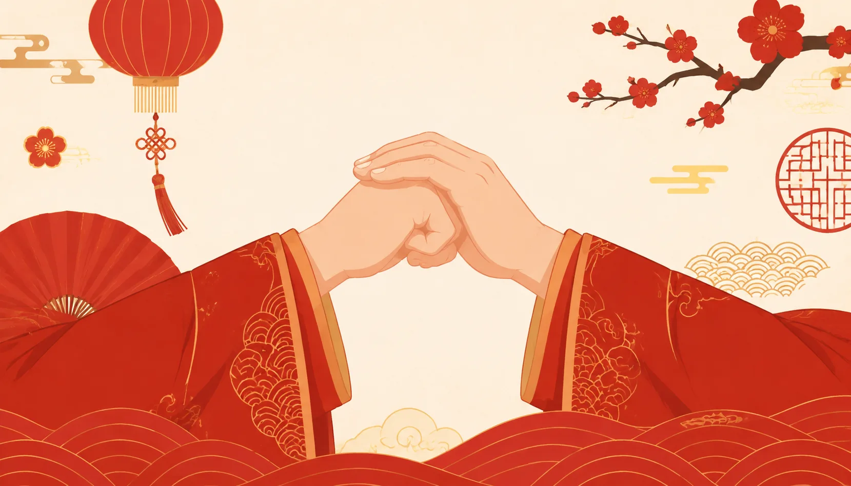 Know Which Hand Goes Outside When Bowing (拱手礼) — Left for Happy Events, Right for Funerals
