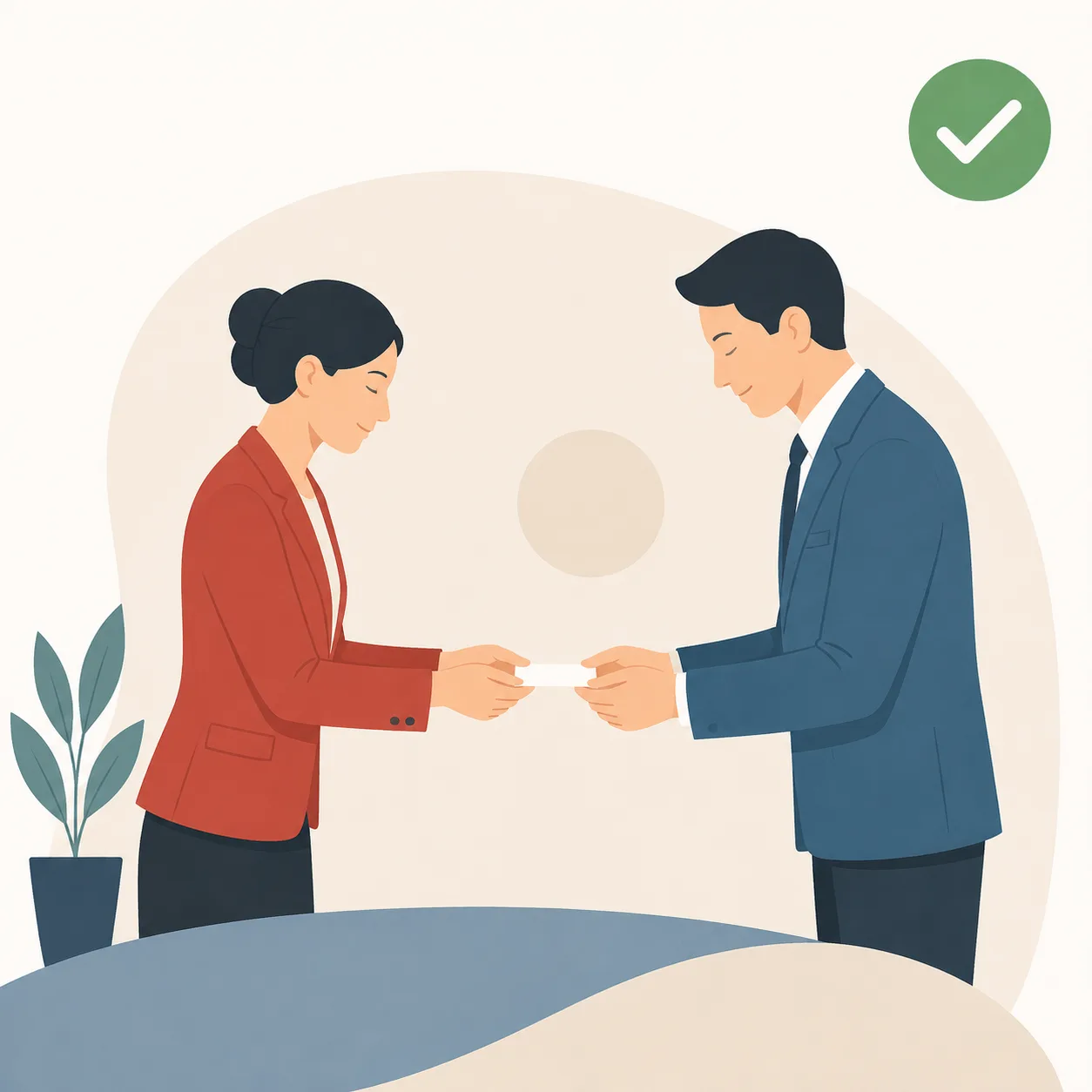 Meeting a Business Partner
